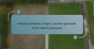 Antonio Sanabria: Origini, Carriera giovanile, Punti salienti principali