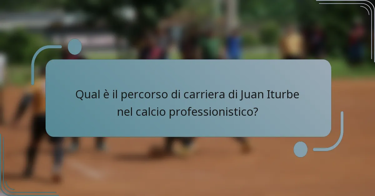 Qual è il percorso di carriera di Juan Iturbe nel calcio professionistico?